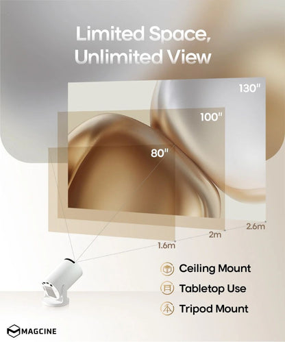 MAGC ST400 PRO+ Smart Projector